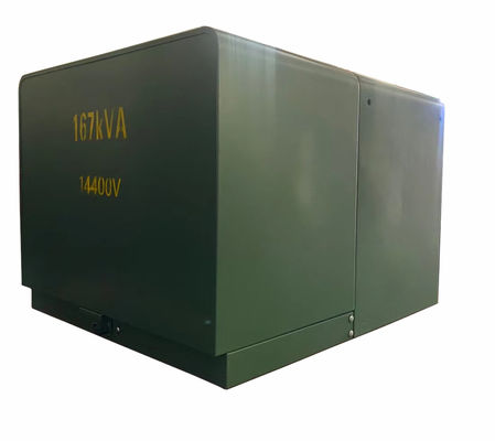 購入 167KVA 1つの段階オイルのタイプ変圧器のパッドの台紙24940V 14400V オンライン製造