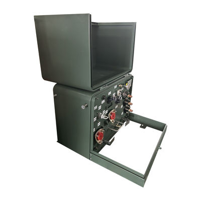 購入 100kVA単一フェーズオイルのタイプ変圧器のパッドは12.47KV 120Vを取付けた オンライン製造