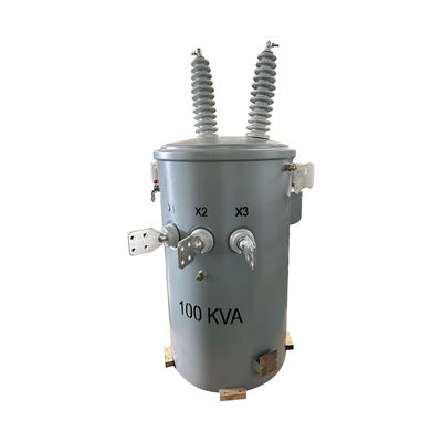 購入 100Kva シングルフェーズ電源ポールトランスフォーマー ステップダウントランスフォーマー 35KVから240V価格 オンライン製造