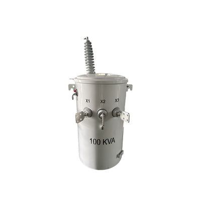 購入 100kV 単極式配送トランスフォーマー オイルタイプ 34.5KV から 120V IEEE 標準 オンライン製造