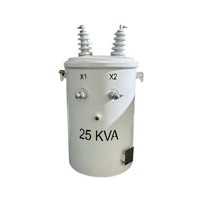 購入 25kva シングルフェーズ ポール 配送 トランスフォーマー オイル 浸透 13.8KV から 277V オンライン製造