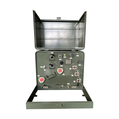 購入 50KVA シングルファージパッド搭載トランスフォーマー ラジアルフード ANSI IEEE 標準 34500V から 120V オンライン製造