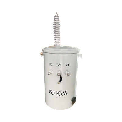 購入 50KVA 単相電源 ポールマウント トランスフォーマー 油浸し 19920/34500GrdY 120/240V オンライン製造
