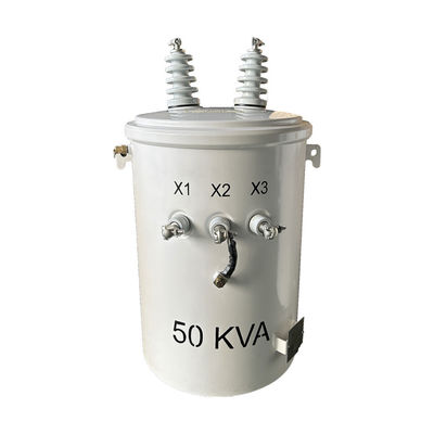 購入 50kva シングルフェーズ電源ポールトランスフォーマー ステップダウン電気トランスフォーマー オンライン製造