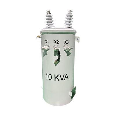 購入 10 Kva シングルフェーズポールマウント トランスフォーマー 上部配電 12.470KV DOE 2016 CSA ANSI/IEEE 規格を満たす オンライン製造