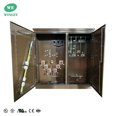 購入 3相パッド搭載 トランスフォーマー 配送 ステップダウン 1000Kva 34500V から 208Y オイル浸水 カスタマイズされた色 UL / CUL オンライン製造