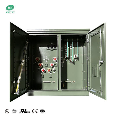 購入 500Kva 3相パッド搭載 トランスフォーマーオイル 住宅用電源配給用 12.47KV UL cUL リスト付き オンライン製造