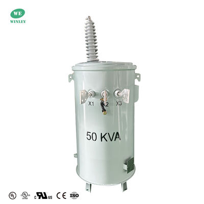 購入 50kVA電柱変圧器 単相電柱設置型配電 34500Vから120V ANSI IEEE UL認証メーカー オンライン製造