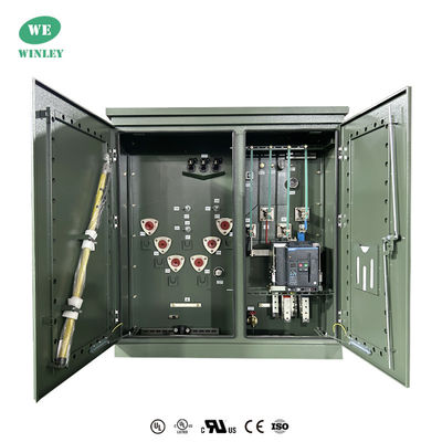購入 UL 350KVA Residential Pad mounted transformer  3 Phse Oil Immersed 12470V to 208Y ANSI C57 オンライン製造