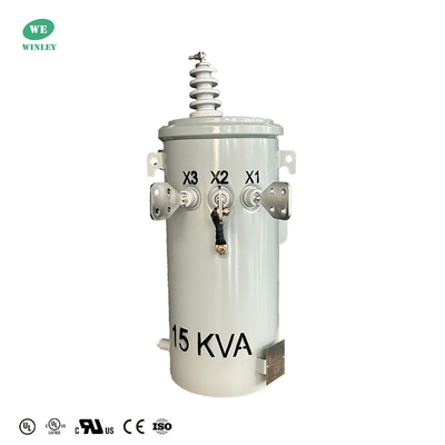 購入 15KVA柱上変圧器 単相油入 13.8KV～120V架空配電変圧器 オンライン製造