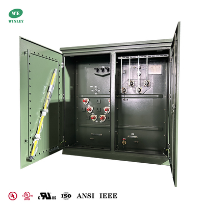 購入 2000Kva 三相パッドマウント変圧器 2MVA 12.47KV から 480V DOE 効率値に適合 UL 認証 オンライン製造