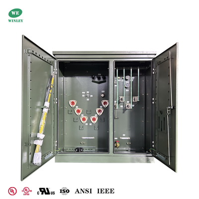購入 ULリスト 300Kva 3相パッドマウント変圧器 12.47KV～480V ラジアル供給 ASNI/IEEE規格 オンライン製造