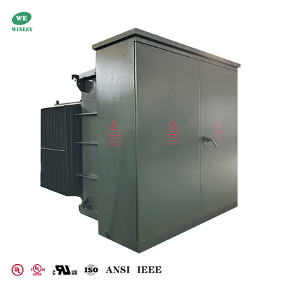購入 三相パッドマウント配電変圧器 油入 1500KVA 13.2KV から 480V IEEE ANSI規格 オンライン製造