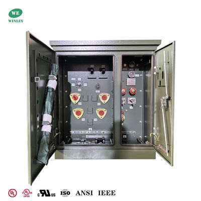 購入 UL/cUL Listed 15Kva Single Phase Pad mounted Transformer  Step-Down 6600V to 120V CSA ANSI/ IEEE Standards オンライン製造