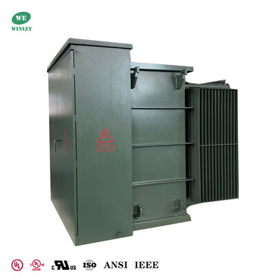 購入 Pad Mounted Transformer 3 Phase 1000Kva 34.5Kv to 208V Radial Feed Ceramic Sleeve oil immersed power transformer オンライン製造