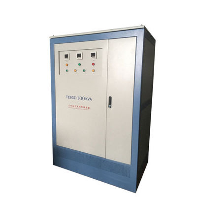 購入 100KVA運動制御3段階AC電圧安定器415V/415V 2% オンライン製造
