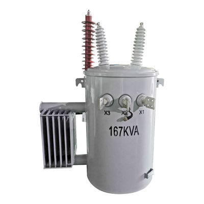 シングルフェーズ ステップダウン 配送ポール 搭載 トランスフォーマー 167kva 35kv