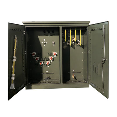 300 Kva 3相パッド搭載 トランスフォーマー オイル浸水 ステップダウン 12470V から 480V ANSI IEEE