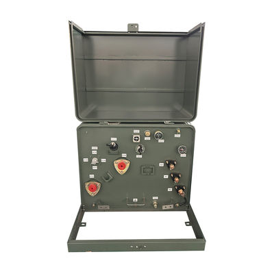 シングルフェーズパッド搭載 トランスフォーマー 75Kva 13.8Kv から 208v に