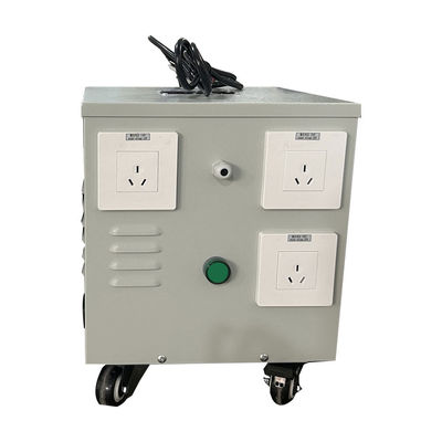 2kva シングルフェーズドライタイプ隔離トランスフォーマー 220V から 110V にステップダウン