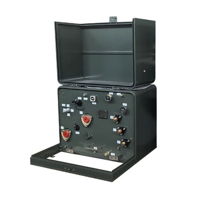 100Kva シングルフェーズパッド 配送トランスフォーマー 油浸し 満たす DOE 2016