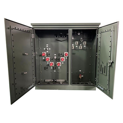 75Kva 3相パッドに搭載された電圧トランスフォーマーオイル 13.2KV から 208V に浸透