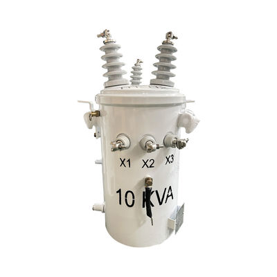 10kva シングルフェーズポールマウント トランスフォーマー オイル浸水型 4160V から 240V