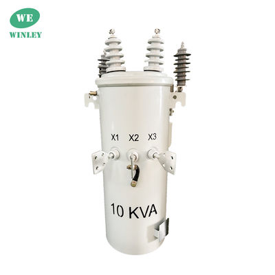 10 Kva ANSI/IEEE標準単相ポールマウント配送トランスフォーマー 2ワイヤー 4160V から 120V 電力