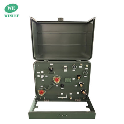 167Kva シングルフェーズパッド搭載 トランスフォーマー 配送住宅 13.8KV DOE 2016 規格