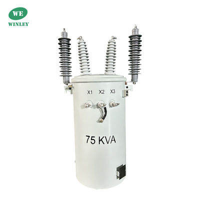 75kva ポールマウント トランスフォーマー 油浸し 22860V 電源 トランスフォーマー