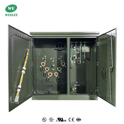 1000Kva 3相パッド搭載 トランスフォーマー 304SS 配送 12000V オイル浸水 UL / CUL 認定