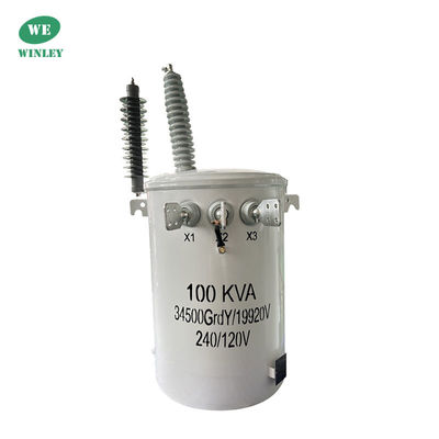 ポールマウント トランスフォーマー オーバーヘッド 配送 オイル 浸水 単相 100KVA 34500V メーカー