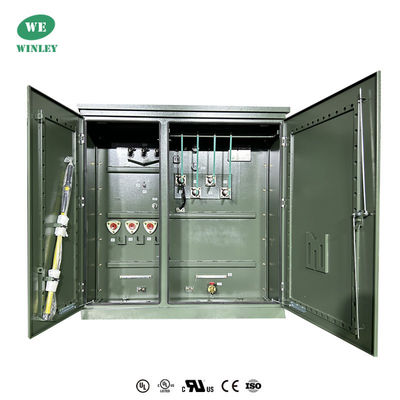 2100Kva 3相パッド搭載 トランスフォーマー オイル浸水配送 13800 から 480V IEEE C57