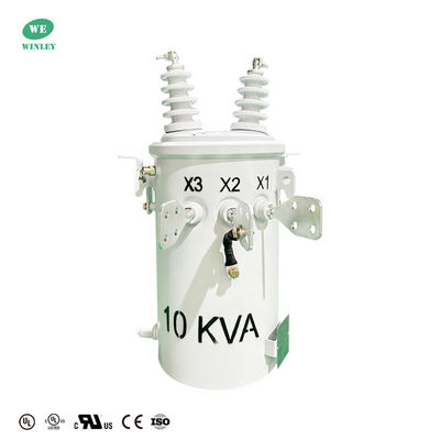 中電圧10KVA油入単相柱上変圧器電力変圧器12470V～120V