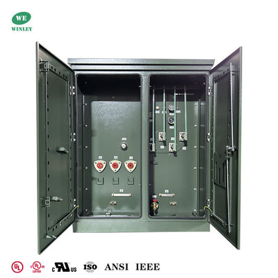 300Kva 3相パッド搭載トランスフォーマー 電源配給 2400V から 480V UL リスト