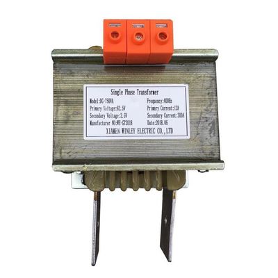 750VA 300A 12Aの単一フェーズの電圧制御変圧器400Hz 62.5Vへの2.5V